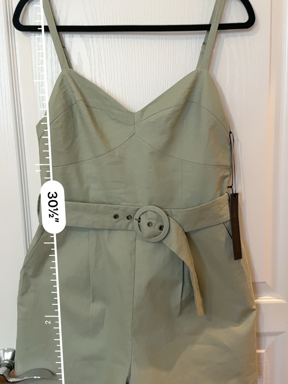 HOUSE OF HARLOW 1960 x REVOLVE Nicola Romper in Sage Green Medium NWT - Picture 11 of 11